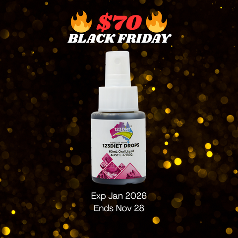 123DIET® Drops  "BLACK FRIDAY SPECIAL" Expiration Jan 2026