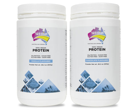 123DIET® Vegan Protein Bundle 1/2 PRICE